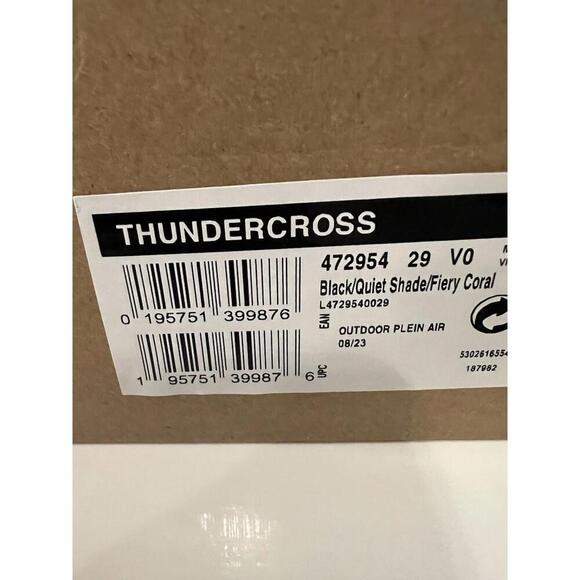 $139 SALMON Thundercross Men’s 8.5 Trail Running Shoes Black 472954 main image 4